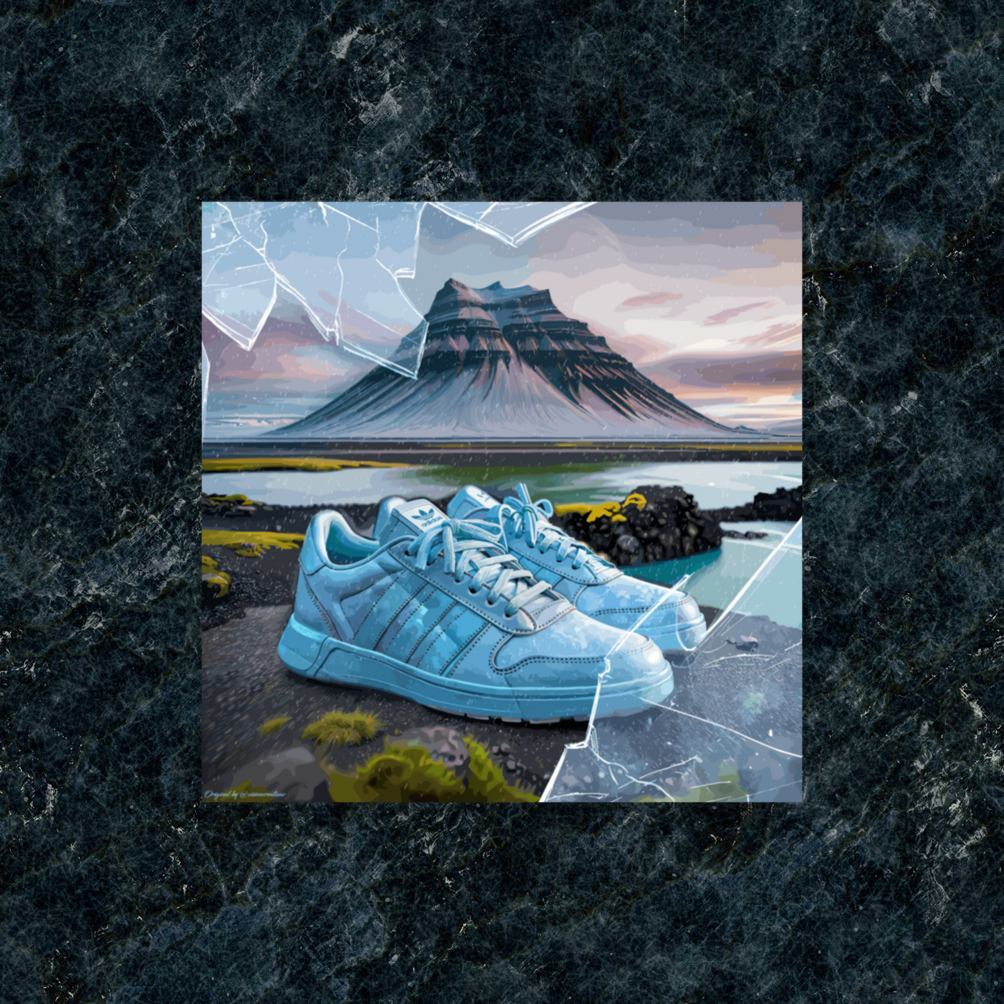 Iceland Sneaker Print